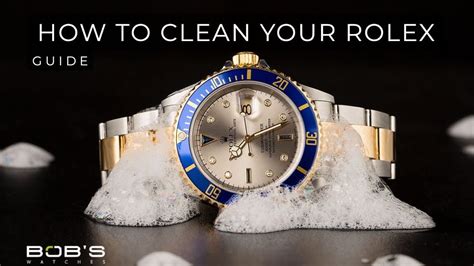 how to clean a rolex